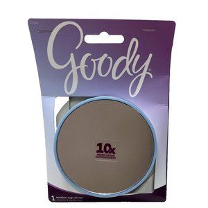 Goody 10x Travel Makeup Cosmetic Round Magnifying 10x Suction Cup Mirror